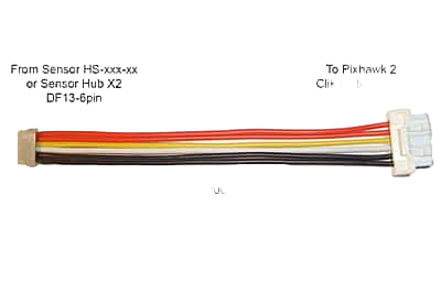 Mauch 086: Adapter cable for Pixhawk 2 (Clik-Mate 2mm) / L = 200mm Mauch 086: Adapter cable for Pixhawk 2 (Clik-Mate 2mm) / L = 200mm