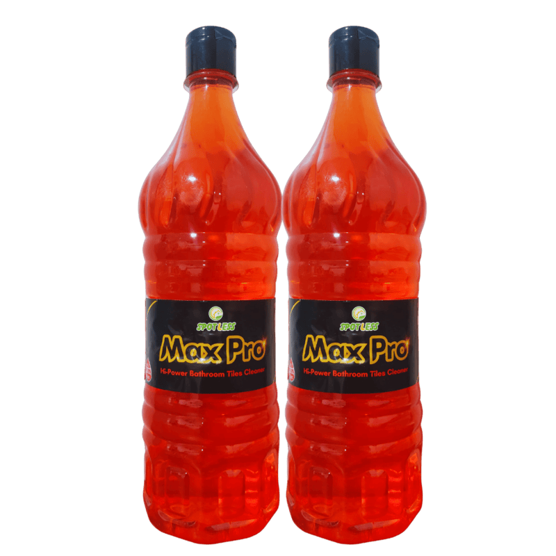 Max Pro Red Tile Cleaner – Deep Cleaning Tiles Cleaner for Tough Stains (1000ml) - Pack of 2