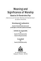 Meaning and Significance of Worship