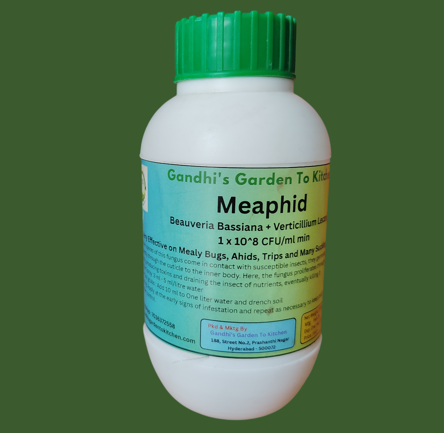 Meaphid   Bio-Insecticide for Chewing & Sucking Pests – Safe for All Indoor & Outdoor Plants
