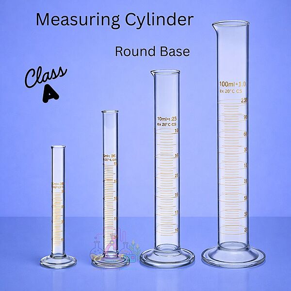 Measuring Cylinders - Round Base - Class A