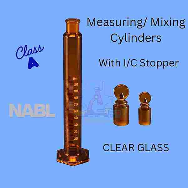 Measuring/ Mixing Cylinders - with I/C stopper - Class A