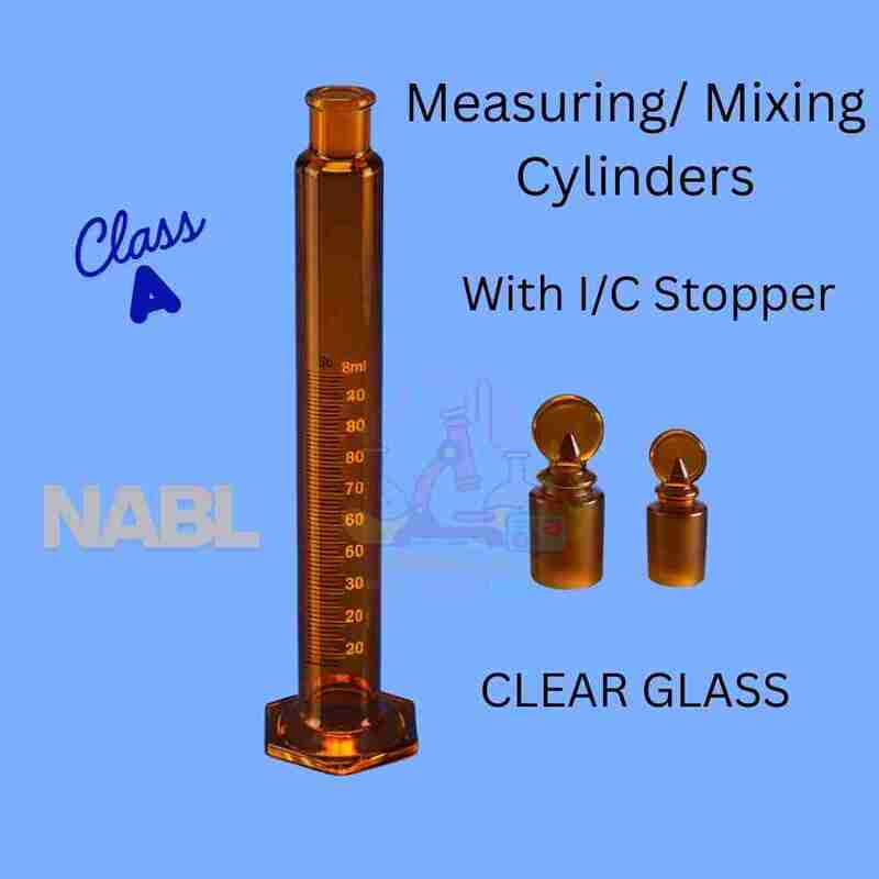 Measuring/ Mixing Cylinders - with I/C stopper - Class A