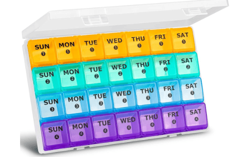 Medication organizer box