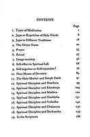 Meditation and other spiritual Disciplines Meditation and other spiritual Disciplines