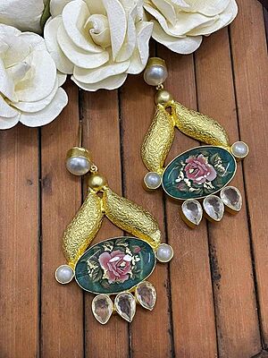 Meenakari Earrings Catalogue 1 - 12 Meenakari Earrings Catalogue 1 - 12