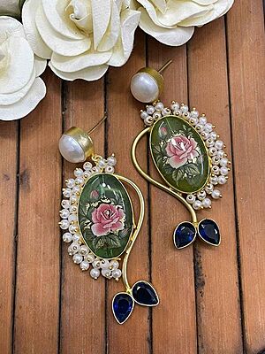 Meenakari Earrings Catalogue 1 - 5 Meenakari Earrings Catalogue 1 - 5