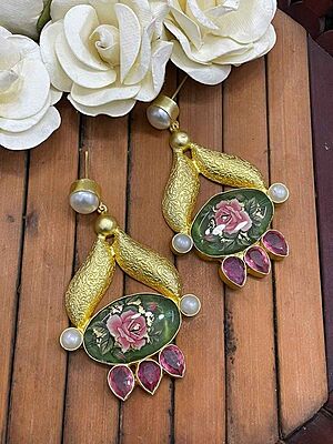 Meenakari Earrings Catalogue 1 - 6 Meenakari Earrings Catalogue 1 - 6