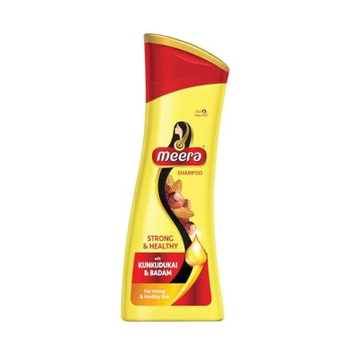 Meera Strong & Healthy Shampoo kunkudukai & Badam 180 ml