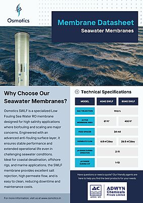 RO MEMBRANE ELEMENT 8040 OSMOTIC SWLF RO MEMBRANE ELEMENT 8040 OSMOTIC SWLF