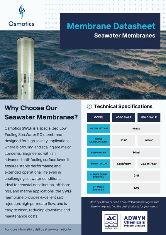 RO MEMBRANE ELEMENT 8040 OSMOTIC SWLF