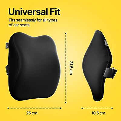 Ultimate Car Seat Headrest Neck Rest Cushion Pillow Pack of 1 (Colour:Black) Ultimate Car Seat Headrest Neck Rest Cushion Pillow Pack of 1 (Colour:Black)