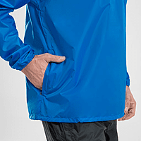 Men Waterproof Half Zip Rain Jacket
