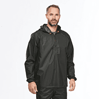 Men Waterproof Half Zip Rain Jacket