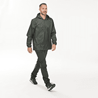 Men Waterproof Half Zip Rain Jacket