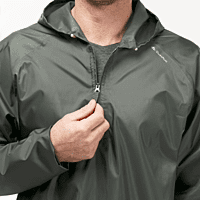Men Waterproof Half Zip Rain Jacket