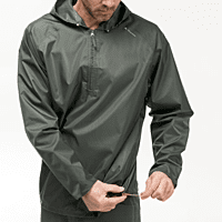 Men Waterproof Half Zip Rain Jacket