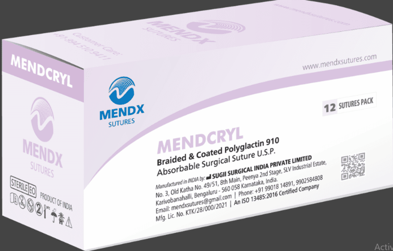 MENDCRYL - Braided & Coated Polyglactin 910