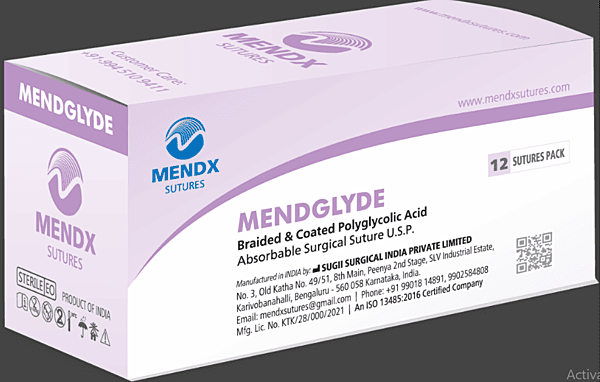 MENDGLYDE-Braided & Coated Polyglycolic Acid