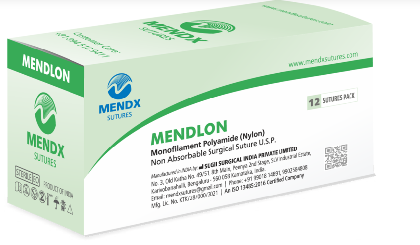MENDLON-Monofilament Polyamide Sutures