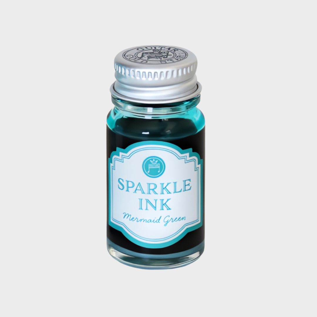 Teranishi Chemical | Ink | 12ml | Sparkle | Guitar | For Fountain Pen | Mermaid Green