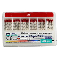 Meta Absorbent Paper Points – 4% Taper