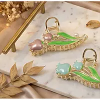 Tulip Metal Hair Claw Clip