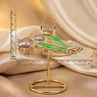 Tulip Metal Hair Claw Clip