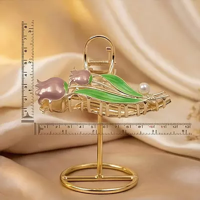 Tulip Metal Hair Claw Clip