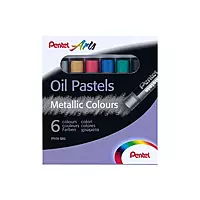 PENTEL OIL PASTEL METALIC 6 CLR PHN M6 PENTEL OIL PASTEL METALIC 6 CLR PHN M6