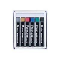 PENTEL OIL PASTEL METALIC 6 CLR PHN M6 PENTEL OIL PASTEL METALIC 6 CLR PHN M6