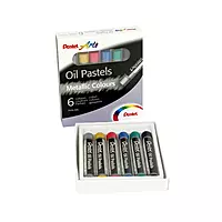 PENTEL OIL PASTEL METALIC 6 CLR PHN M6 PENTEL OIL PASTEL METALIC 6 CLR PHN M6