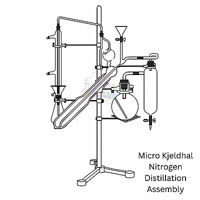 Micro Kjeldhal Nitrogen Distillation Assembly