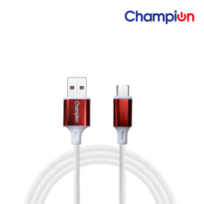Champion Micro USB 3Amp Data Sync & Charging Cable Metal 1M for all Android & Micro USB Devices Champion Micro USB 3Amp Data Sync & Charging Cable Metal 1M for all Android & Micro USB Devices
