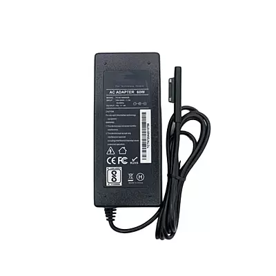 Microsoft Laptop Charger/Adapter 60W 15V/4A (Pin type Surface Connector) -Compatible