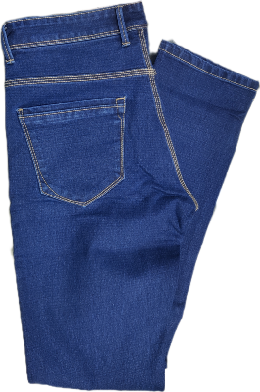 Denim Self Design Jeans