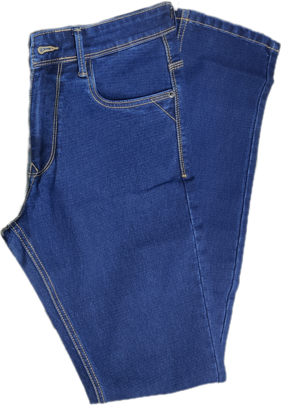 Denim Self Design Jeans