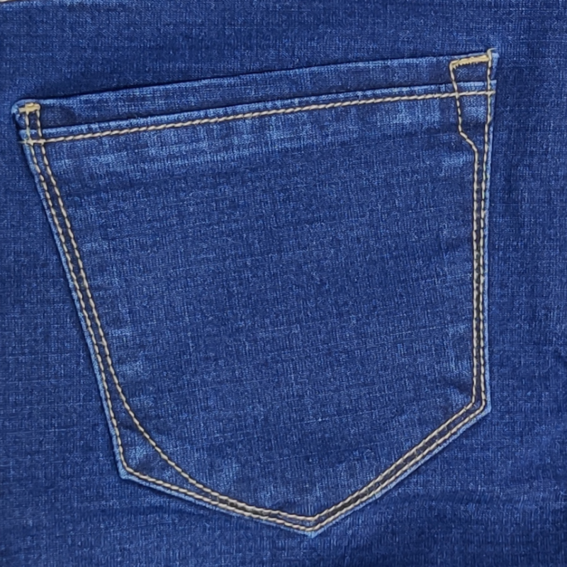 Denim Self Design Jeans