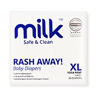Milk Organic Baby Diaper - Extra Large - 12Kg plus - Pullup/ Pants