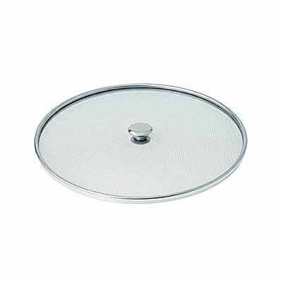 Onions Stainless Steel Splatter Screen for Frying Pan – Fine Mesh Grease Splatter Guard Lid