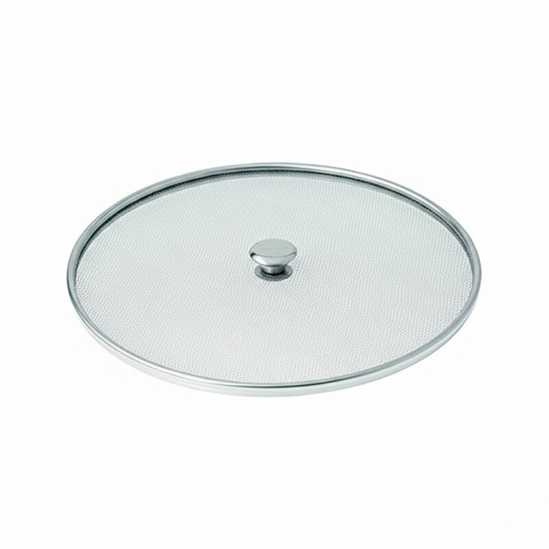 Onions Stainless Steel Splatter Screen for Frying Pan – Fine Mesh Grease Splatter Guard Lid