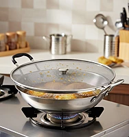 Onions Stainless Steel Splatter Screen for Frying Pan – Fine Mesh Grease Splatter Guard Lid