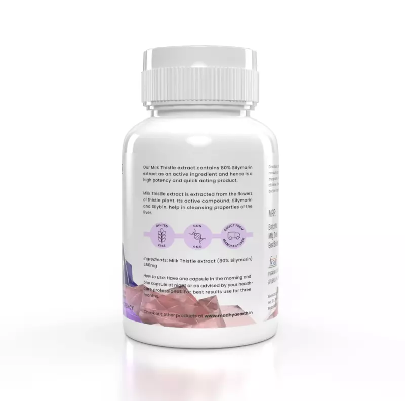 Milk Thistle Extract Veg Capsules 60 Capsules