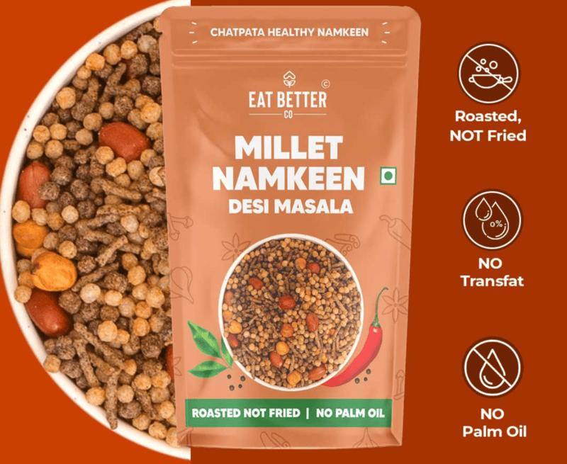 Millet Namkeen – Desi Masala 100 gms - Eat Better