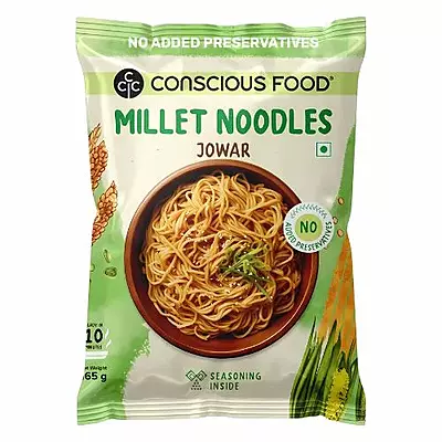 Conscious Food Millet Noodles (Jowar)- 165g
