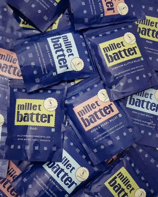 Sorghum & Little Millet Batter 1 Kg - Gourmestan