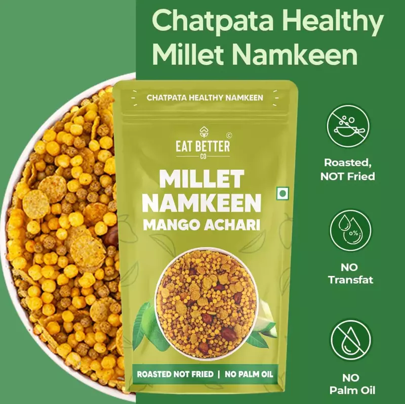 Millet Namkeen – Mango Achaari 100 gms - Eat Better