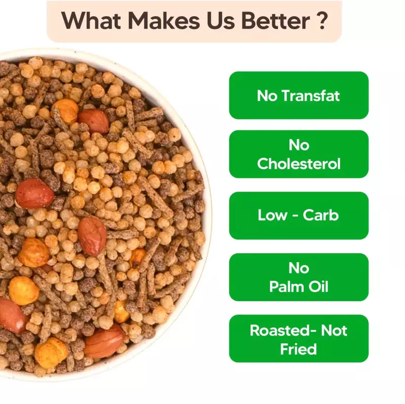 Millet Namkeen ā Chilli Garlic 100 gms - Eat Better