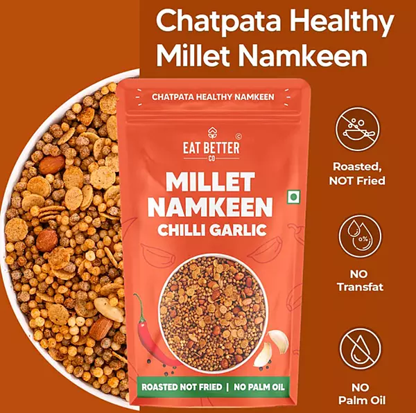Millet Namkeen Chilli Garlic 100 gms