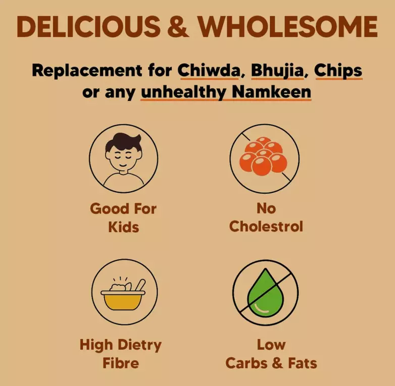 Millet Bhujia Pudina Masti 100 Gms